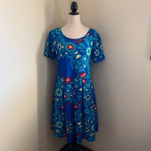 EUC LuLaRoe Amelia midi dress